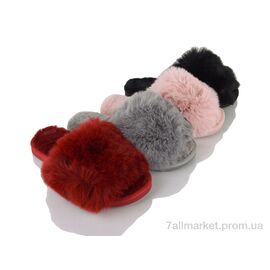 Фотография Тапки женские для дома Весна/осень L1826 mix (12 пар р.36-41) "Elmob" недорого оптом от прямого поставщика