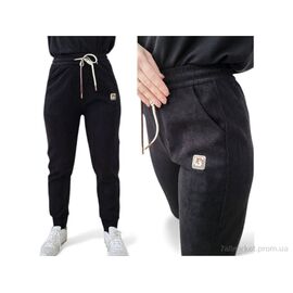 Фотография Спортивные брюки женские Зима BTDX677-4 чорний (3 шт. р.сетка 4XL-6XL) "Sport style" недорого оптом от прямого поставщика
