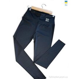 Лосінси жіночі Зима 7000-1-1 чорний (4 шт. р.сітка2XL-5XL) "Sport style" недорого оптом від прямого постачальника