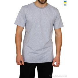 Футболка чоловіча Літо 8 св.сірий (4 шт. р.сіткаM-2XL) "Sport style" недорого оптом від прямого постачальника