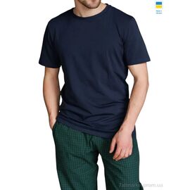 Футболка чоловіча Літо 8 т.синій (4 шт. р.сіткаM-2XL) "Sport style" недорого оптом від прямого постачальника