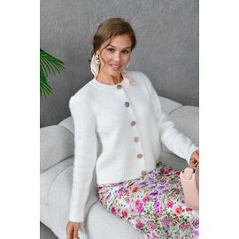 Фотография Кофта женская 8301 white р.42-46 "Karon" недорого оптом от прямого поставщика