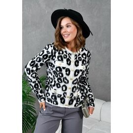 Фотография Свитер женский 8319 white р.42-46 "Karon" недорого оптом от прямого поставщика