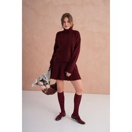 Фотография Костюм женский 8436 wine р.44-46 "Karon" недорого оптом от прямого поставщика