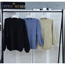 Фотография Свитер женский 3608 blue р.one size "Little Secret" недорого оптом от прямого поставщика