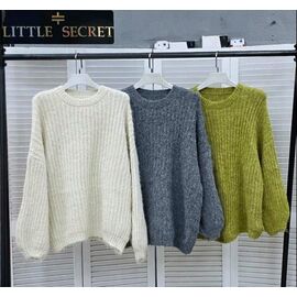 Фотография Свитер женский 3608 l.beige р.one size "Little Secret" недорого оптом от прямого поставщика