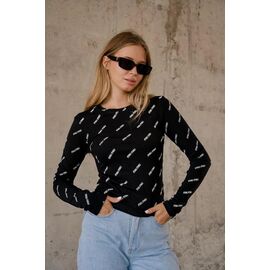 Фотография Свитер женский 500186 black р.S-L "Little Secret" недорого оптом от прямого поставщика