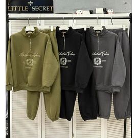 Фотография Костюм спортивный женский 9366 grey р.M-XL "Little Secret" недорого оптом от прямого поставщика