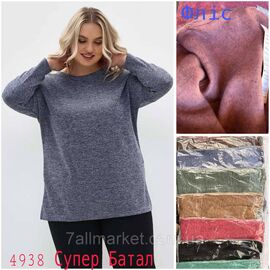 Кофта жіноча, молодіжна/супер-батал розмір 4XL-8XL (мікс кв) "NICOLAS" недорого від прямого постачальника