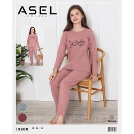 Піжама підліткова зимова кашемірова на дівчинку 12-16 років "MODY" купити гуртом в Одесі на 7 км