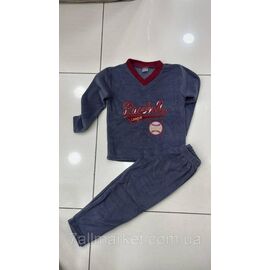 Піжама дитяча зимова флісова на хлопчика 4-10 років (3 кв) "MODY" купити гуртом в Одесі на 7 км