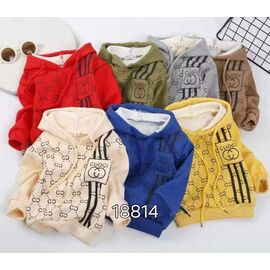 Фотография Батник детский тёплый на мальчика 18814 brown р.1-4 "Фунтик" недорого оптом от прямого поставщика