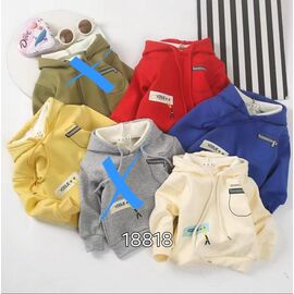 Фотография Батник детский тёплый на мальчика 18818 yellow р.1-4 "Фунтик" недорого оптом от прямого поставщика