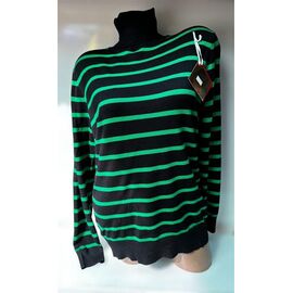 Фотография Свитер женский 24001 black-green р.48-54 "PULSE" недорого оптом от прямого поставщика