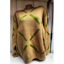 Фотография Свитер женский 25300 beige р.46-50 "PULSE" недорого оптом от прямого поставщика