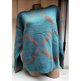 Фотография Свитер женский 25300 l.blue р.46-50 "PULSE" недорого оптом от прямого поставщика