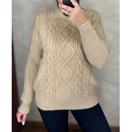 Фотография Свитер женский 26406 beige р.48-52 "PULSE" недорого оптом от прямого поставщика