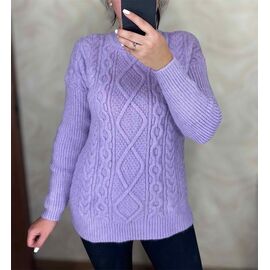Фотография Свитер женский 26406 lilac р.48-52 "PULSE" недорого оптом от прямого поставщика