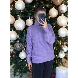 Фотография Свитер женский 26409 lilac р.44-52 "PULSE" недорого оптом от прямого поставщика