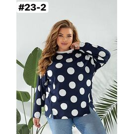 Фотография Свитер женский 23-2 navy р.48-60 "FIESTA" недорого оптом от прямого поставщика