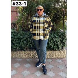 Фотография Рубашка тёплая женская 33-1 yellow р.48-54 "FIESTA" недорого оптом от прямого поставщика