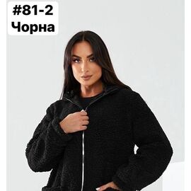 Кофта жіноча тепла 81-2 black р.42-52 "FIESTA" недорого оптом від прямого постачальника