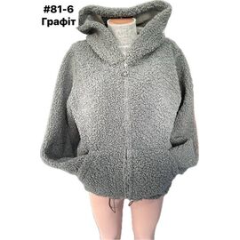 Кофта жіноча тепла 81-6 d.grey р.42-52 "FIESTA" недорого оптом від прямого постачальника