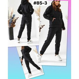 Фотография Костюм спортивный женский 85-3 black р.46-52 "FIESTA" недорого оптом от прямого поставщика