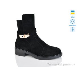 Фотография Сапоги женские удобные зима 81 чорний з. (6 пар р.37-41) "Sali" недорого оптом от прямого поставщика