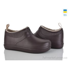Фотография Галоши женские Весна/осень 7002 шоколад (8 пар р.37-41) "Golden Lion" недорого оптом от прямого поставщика