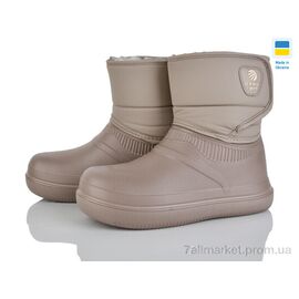 Фотография Сапоги из пены унисекс зима 105 бежевий (8 пар р.37-41) "Golden Lion" недорого оптом от прямого поставщика