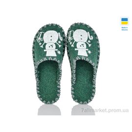 Фотография Тапки женские для дома Весна/осень 252W зелений (9 пар р.36-41) "Active" недорого оптом от прямого поставщика