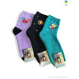 Фотография Носки женские Зима 179 mix (36 шт. р.сетка 36-40) "Алия" недорого оптом от прямого поставщика