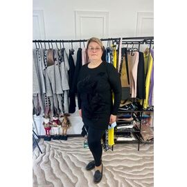 Фотография Туника женская GL41 black р.M-2XL "FIESTA" недорого оптом от прямого поставщика