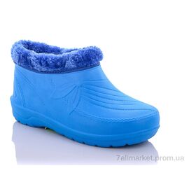 Фотография Галоши женские зима A13 мех синий (6 пар р.37-42) "SANLIN 2" недорого оптом от прямого поставщика