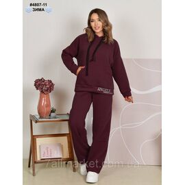 Фотография Спортивний костюм жіночий на блискавці тринитка на флісі норма 44,46,48,50 (5цв) "NOWEMBER"