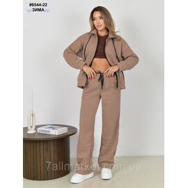 Фотография Спортивний костюм жіночий тринитка на флісі норма 44,46,48,50 (3цв) "NOWEMBER" недорого от прямого поставщика