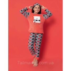 Фотография Пижама детская зимняя флис/мара с Мишкой на девочку 4-10 лет (2цв) "MODY" купить оптом в Одессе на 7 км