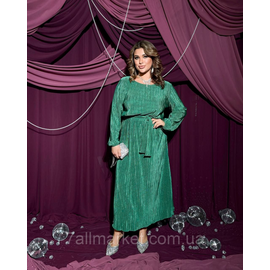 Фотография Платье женское шелк плиссе р-ры 46-60 "LADA" купить недорого от прямого поставщика