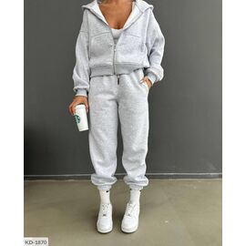 Фотография Женский спортивный костюм трёхнитка на флисе р.42-44;46-48 "BEST FASHION" купить недорого от прямого поставщика