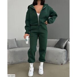 Жіночий спортивний костюм на флісі р.42-44;46-48 "BEST FASHION" купити недорого від прямого постачальника