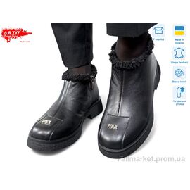 Фотография Ботинки женские стильные зима 322 ч.к. хутро (8 пар р.36-41) "ARTO" недорого оптом от прямого поставщика