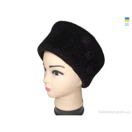 Жіноча шапка Зима 0587 кубанка чорний (4 шт. р.сітка56-58) "Mabi" недорого оптом від прямого постачальника