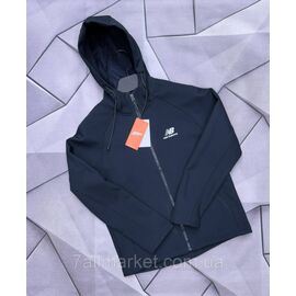 Фотография Ветровка мужская молодёжная с капюшоном/на флисе р-ры L-4XL (3цв) "MACCALI" недорого от прямого поставщика