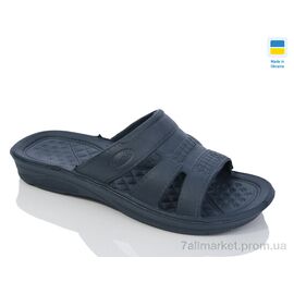 Шльопанці чоловічі пляжні Літо N21 синий (6 пар р.41-45) "Lot Shoes" недорого оптом від прямого постачальника
