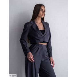 Фотография Костюм двойка женский пиджак и брюки р.S-M;M-L (4цв) "ANNVER" купить недорого от прямого поставщика