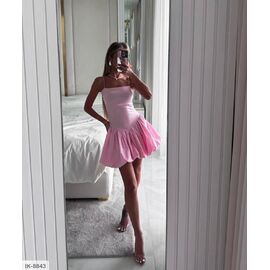 Фотография Платье женское молодежное коттоновое р.S-M;M-L (2цв) "ANNVER" купить недорого от прямого поставщика