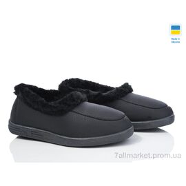 Фотография Тапки женские для дома зима Каховка з хутром чорний (7 пар р.38-42) "Vladimir" недорого оптом от прямого поставщика