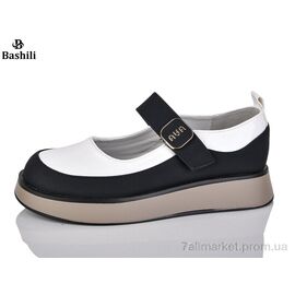 Фотография Туфли детские удобные Весна/осень G6502-1 (8 пар р.32-37) "Башили" недорого оптом от прямого поставщика