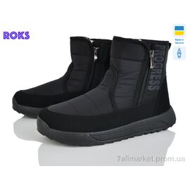 Фотография Дутики мужские зима 3815 чорний (6 пар р.41-46) "Roks" недорого оптом от прямого поставщика